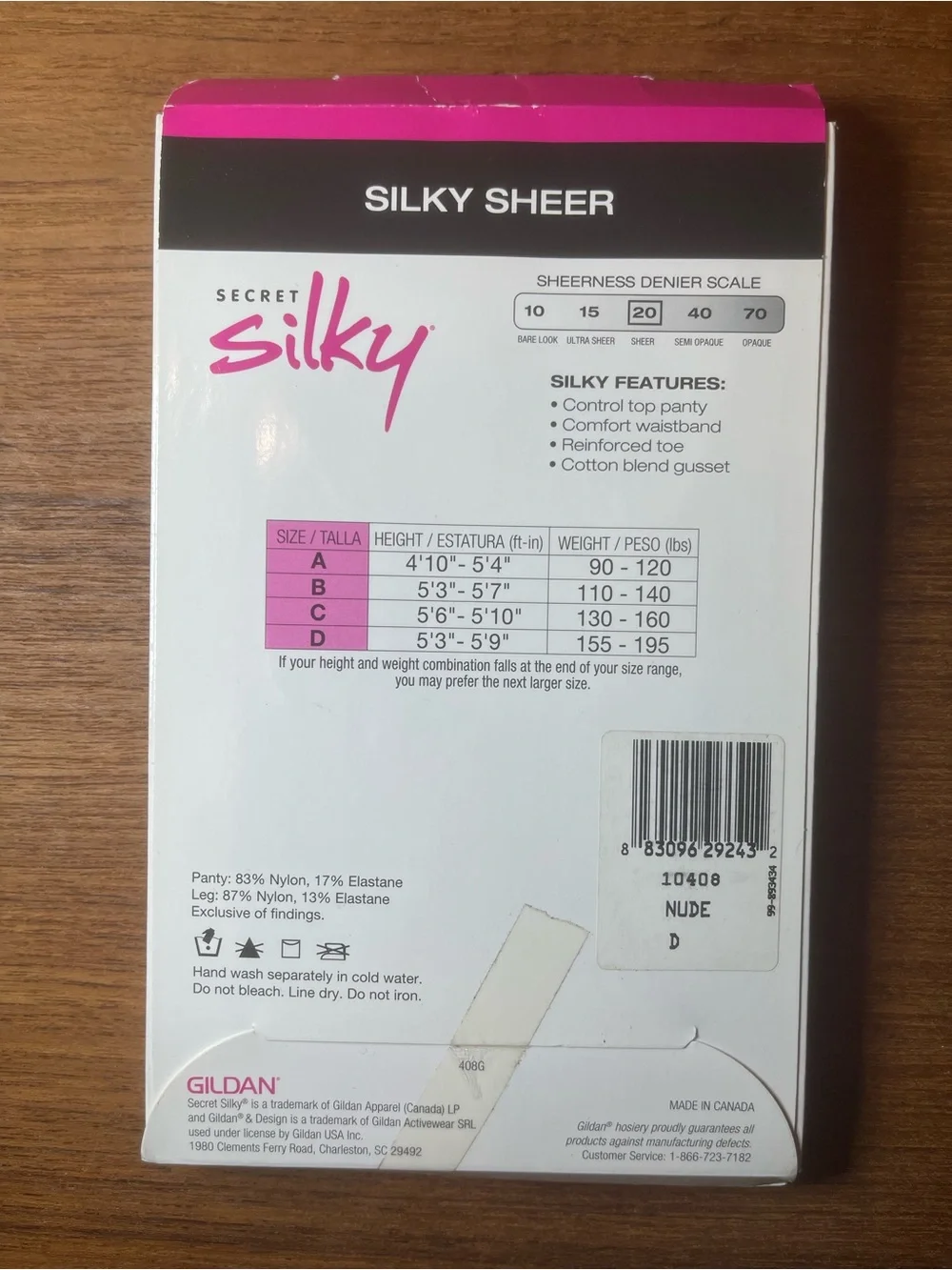 Gildan secret silky